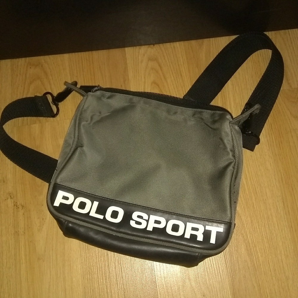 90s polo sport crossbody /messenger bag